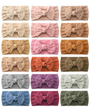 18Pcs Baby Nylon Headbands Hair Bow Elastics Hairbands Hair Accessories for Baby