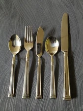 5 piece LENOX 18/10 Stainless ESQUIRE Glossy VGUC