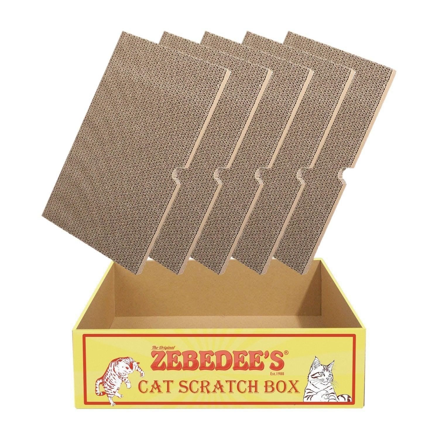 Zebedee's Ultimate Cat Scratcher Kit with 5 Reversible Refills