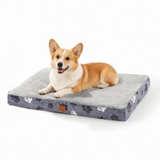 CAPT.SNOOZE 35"x22" Orthopedic Dog Bed 35.0"L x 22.0"W x 3.5"Th, Dark Grey