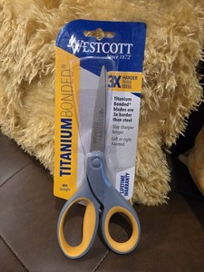 Westcott Products Titanium Bonded Trimmers, 8" Length, 3-1/2" 
