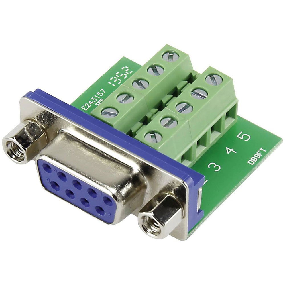 TruComponents D-SUB socket 90 ° Pins: 9 Screws