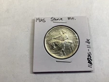 1925 Stone Mountain Commemorative Silver Half Dollar XF Condition 110725 11dk