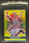 2021 Finest Bundesliga Jonathan Burkardt Yellow Wave Refractor #267/350