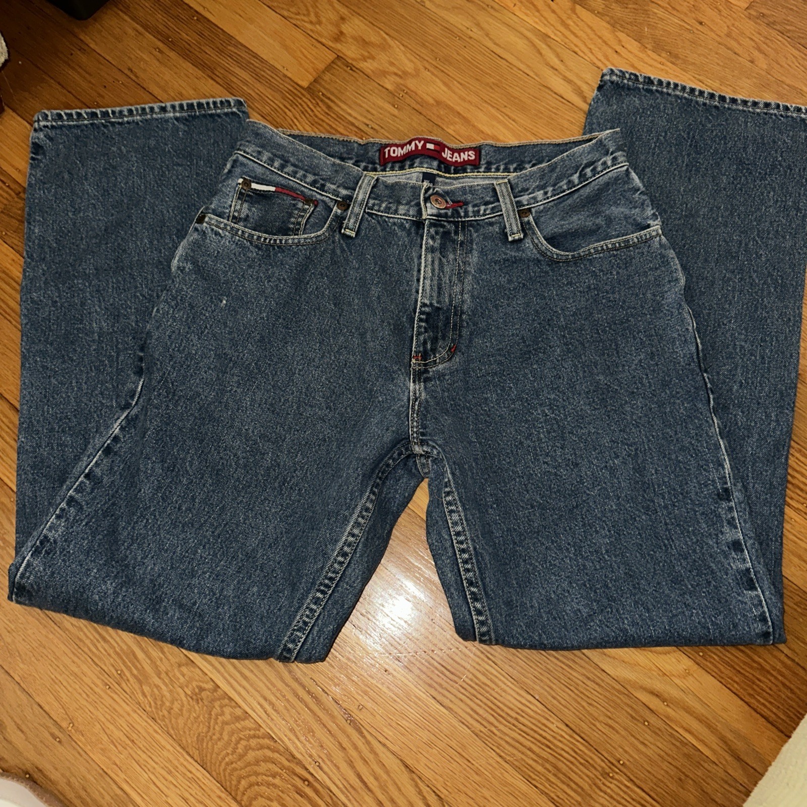 Vintage Tommy Hilfiger Jeans Size 30 X 30 Great Detail