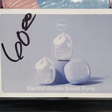 NCVI Double Electric Breast Pump White Adjustable Touch Screen Display