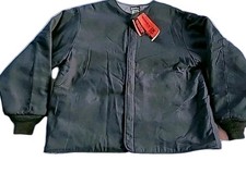 Bulwark FR Jacket Mens 2XL Blue Flame Resistant Snap Button Workwear Coat
