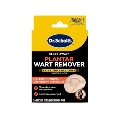 Dr. Scholls Clear Away Wart Remover Plantar 24 Each