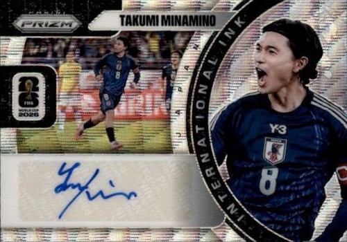 2026 Panini Prizm FIFA World Cup #II-TM Takumi Minamino International Ink