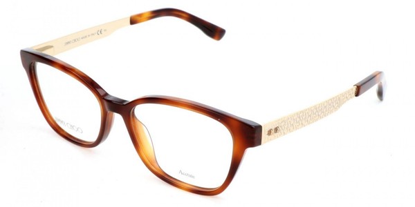 Jimmy Choo JC160 Havana Rose Gold 51/16/140 Damen Brillen-image