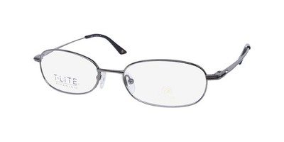 NEW CLASSIQUE EYEWEAR T-LITE 703 EYEGLASSES GRAY 51-17-140 TITANIUM RECTANGULAR