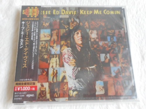 JESSE ED DAVIS/KEEP ME COMIN'/JAPAN RARE STILL SEALED NEW LIMITED REMASTERED CD