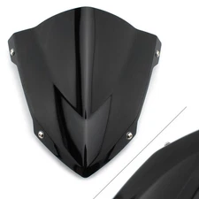Windshield Deflector Windscreens w/bracket Fit Yamaha MT-09/FZ-09 14-16 4 Black