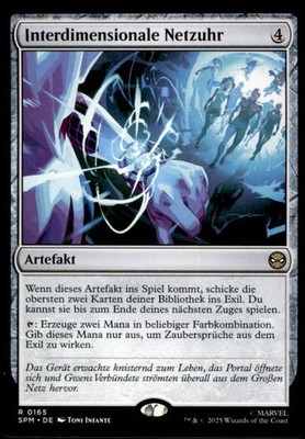 Interdimensionale Netzuhr # 165 Rare SPM MTG Magic Deutsch
