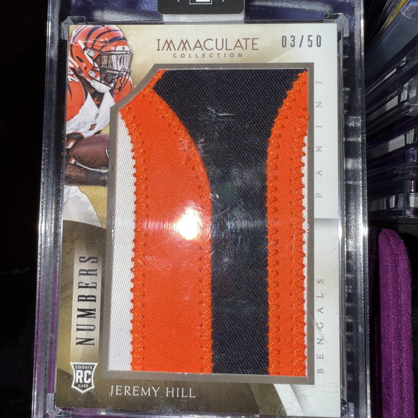Jeremy Hill Panini Immaculate Immaculate Numbers #IMJH Base
