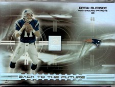 2003 Donruss Football Drew Bledsoe Back to the Future Serial #547/1000 Card #12
