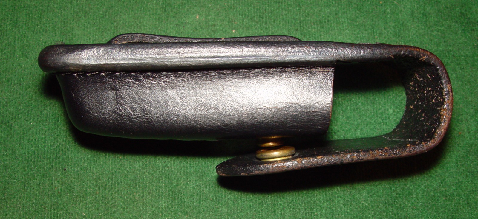 DUTYMAN "2721U 17-19 .45 cal."  Black Basketweave Leather Magazine Pouch