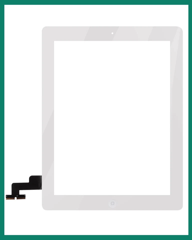 iPad 2 Touch Screen Replacement Digitizer Kit with Tools Adhesive Home Button - Image 3 of 4