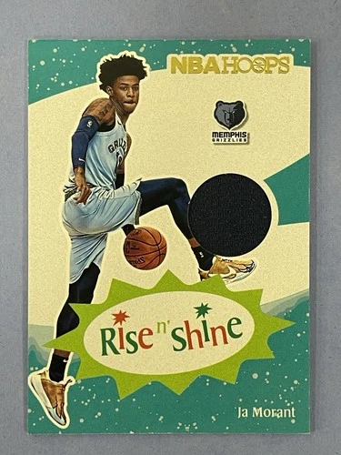 2019-20 NBA HOOPS RISE N SHINE Ja Morant Rookie Jersey Memphis Grizzlies RS-JMT