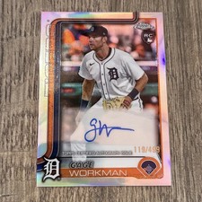 2025 Topps Chrome Update GAGE WORKMAN Rookie Refractor Auto RC /499 #AC-GW SP