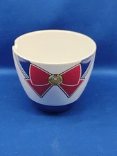 Just Funky Sailor Moon Ceramic Ramen Soup Snack Bowl Red Bowl Japanese Anime EUC