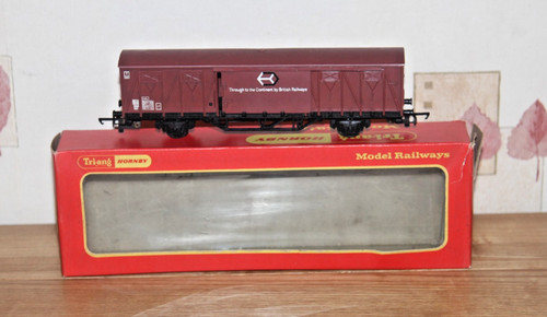TRIANG HORNBY R738 BR ANGLO CONTINENTAL FERRY VAN VAGÓN 787102 EN CAJA | Zustand: Used