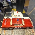Hot Wheels Redline 1968 ‘Cruiser’ Police & Fire Chief Diecast Black/White/Red