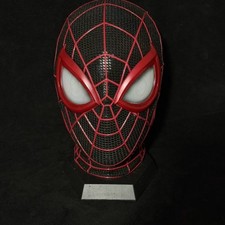 Spider-Man Miles Morales 3D Straps New Mask Hood Gloves Halloween Cosplay Props