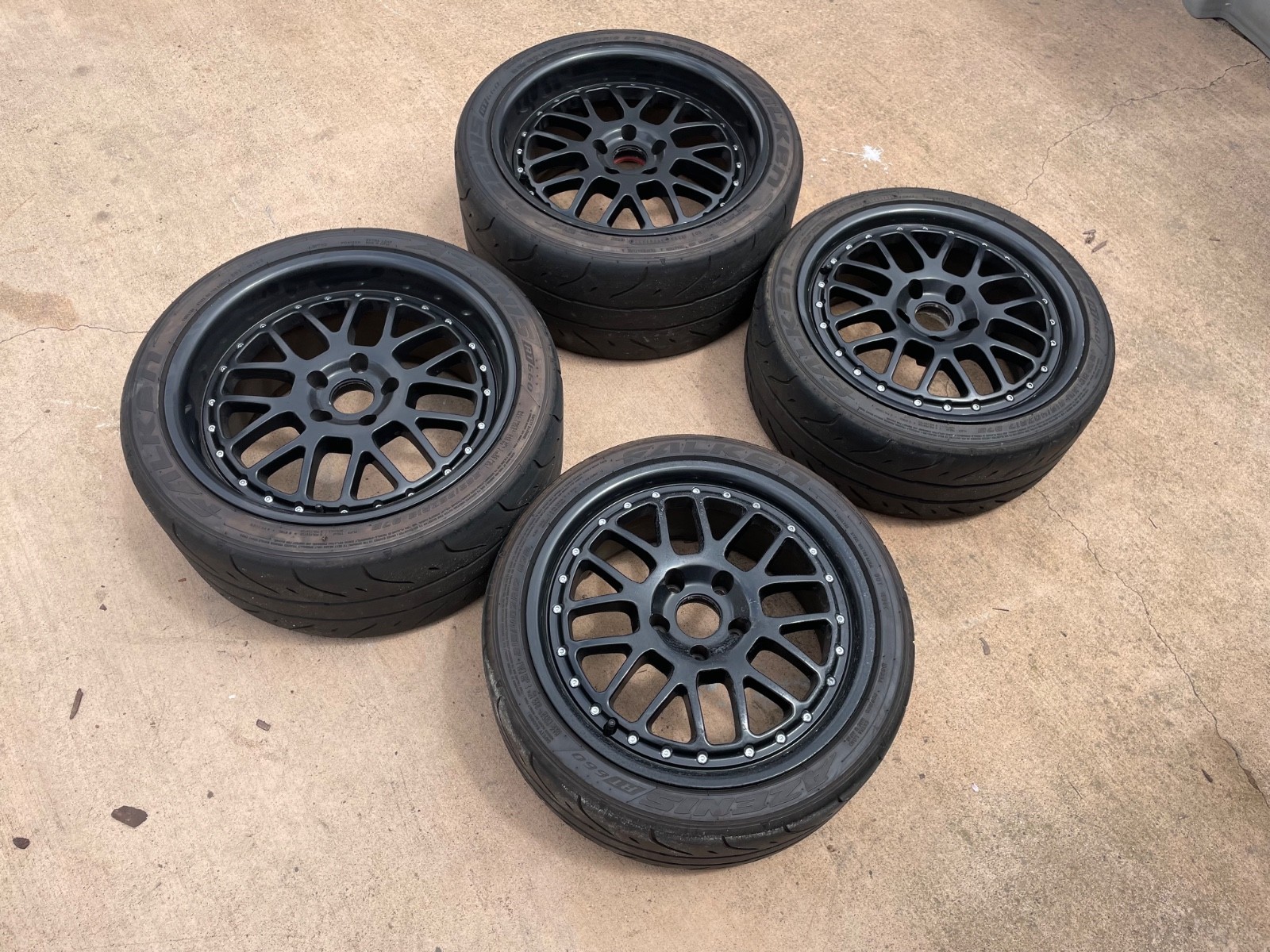 Acura NSX wheels with  Falken Azenis RT660 tires JDM