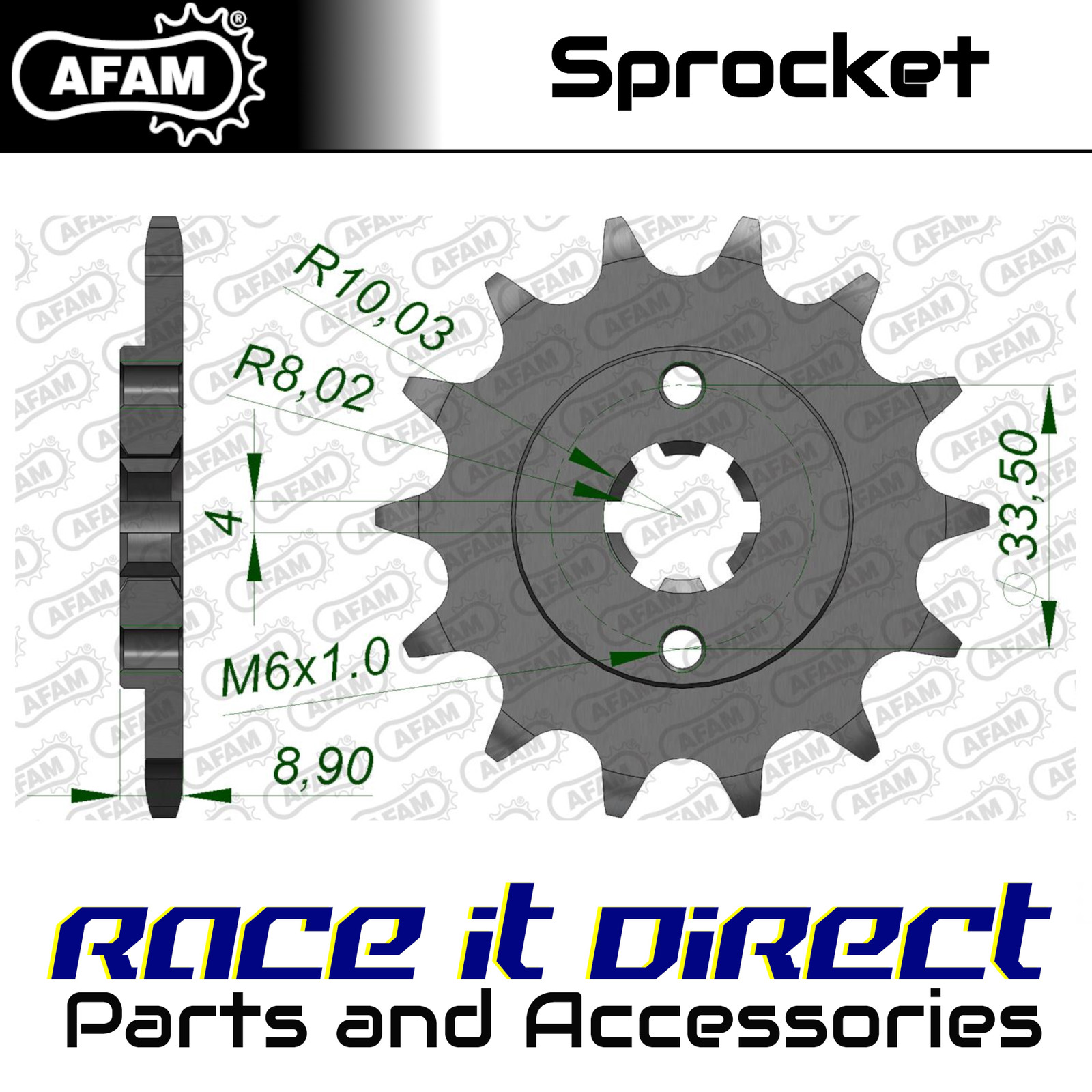 Sprocket for HYOSUNG GT 250 iR 2008-2015 14T Front AFAM