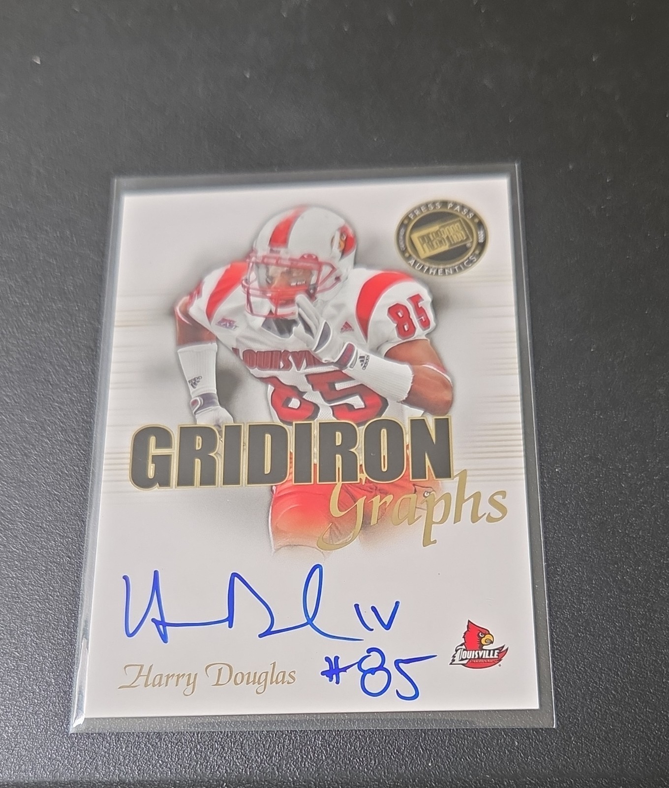 Harry Douglas Press Pass Se Gridiron Graphs #GGHD Base