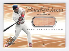 2000 SP Upper Deck Baseball Piece Of The Game Used Bat RELIC MANNY RAMIREZ #MR