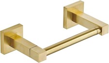 Toilet Paper Holder,Stainless Steel Double Post Pivoting Gold