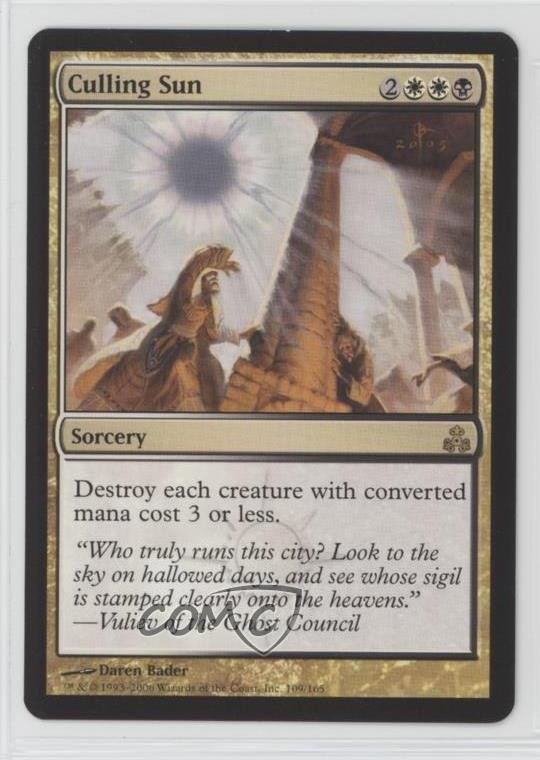 Culling Sun Magic: Guildpact #109 2006