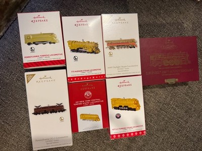 Hallmark Limited Edition Ornaments Trains Christmas