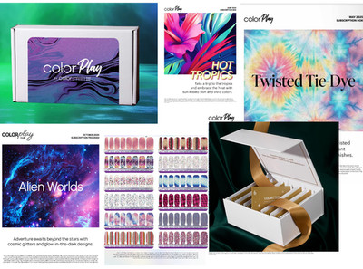   COLOR PLAY SUBSCRIPTION BOX SET/ KIT / ADVENT CALENDAR SINGLES + MANI CHARMS