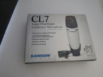 Samson audio CL7 Large Diaphragm Condenser Microphone New
