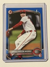 Mason Morris 2025 Bowman Draft #BD-66 1st Prospect Base Blue /150