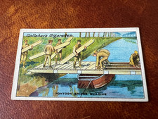 Gallaher - The Great War Series 1915 - #47 Pontoon Bridge Building