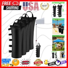 120LBS Heavy Duty Canopy Weight Sand Bags - 4 Pack with Magic Stick & Handles