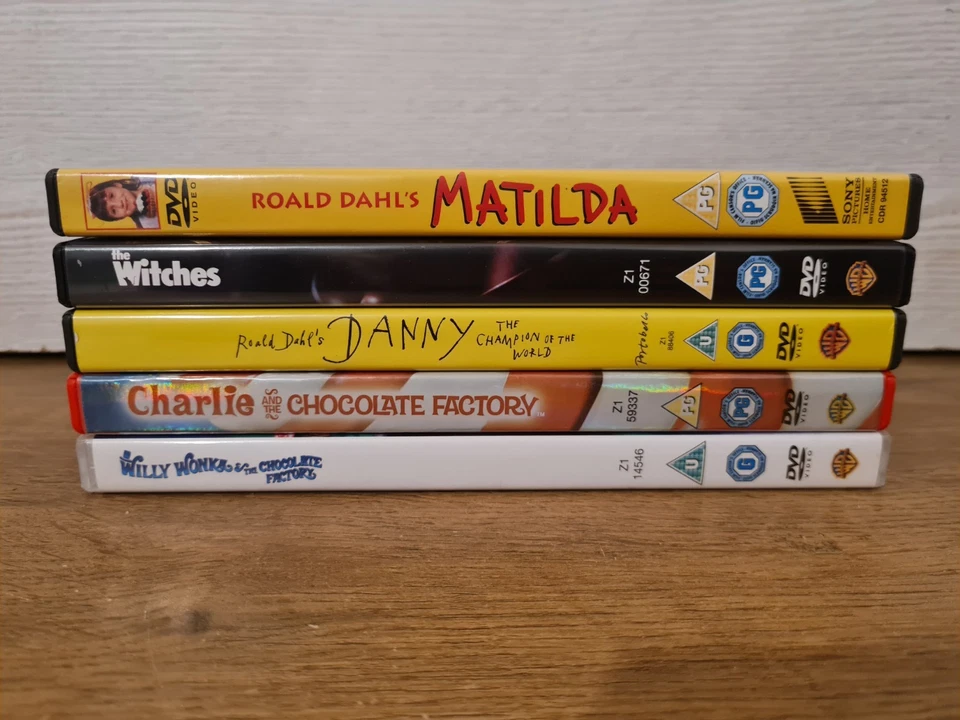 Willy Wonka / Matilda / Danny Champion / Witches (DVD) Roald Dahl Bundle [R2] UK - Image 2 of 4