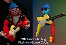 Gorilla Tag Red Plushie WITH Game Code Official Monke Plush Juniper/Makeship NEW