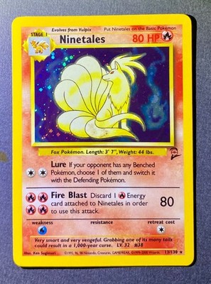 ポケモンカード Ninetales 12/102 holo 英語版 NINETAILS Pokemon 13/130 Holo Very Rare | eBay