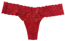 y2k Fredericks Of Hollywood NWT Deadstock Low Rise Red Lace Panties S small