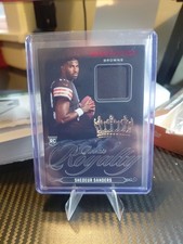 Shedeur Sanders 2025 Panini Rookies & Stars Rookie Royalty Jersey MEM RC #RR-SSS