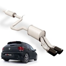 Remus Komplettanlage ab OPF VW Polo 6 Typ AW GTI ab Bj. 2021 links 2x84mm Carbon