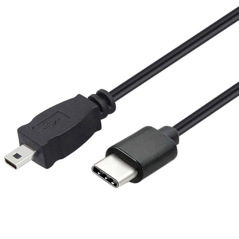 USB Type C to Mini B 8Pin Data OTG Cable | Male to Male | 0.3m - Image 2 of 4