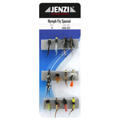 Jenzi Insects Imitations Set Of Flies Nymphal Flies Special 12Pcs.