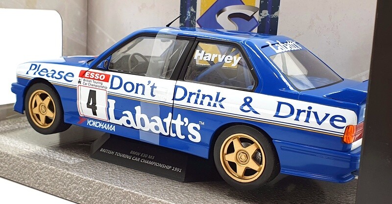 1/18 BMW E3系 Solid BMW M3 E30 Labatt's #4 Harvey BTCC 1991 1/18 S1801512