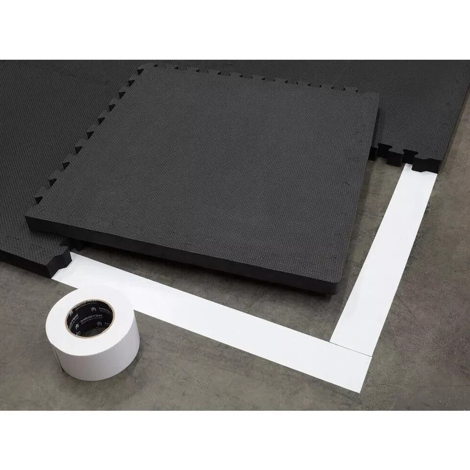 MEISTER SHEET　STANDARD COLOR BLACK Meister Double-Sided XL Floor Mat Tape - Roll - 3in x 30yd